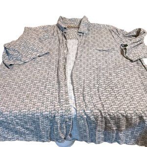 Men's Large Vintage Exchange Unlimited 100% Rayon Button Down